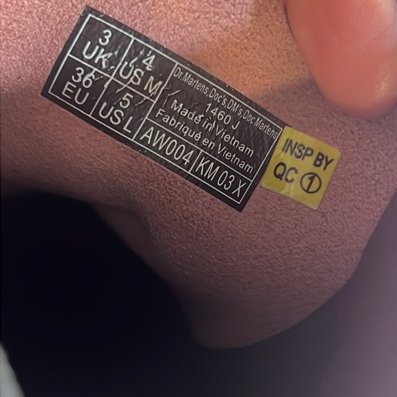 Dr. Marten Pink Leather Boots - Picture 16 of 16